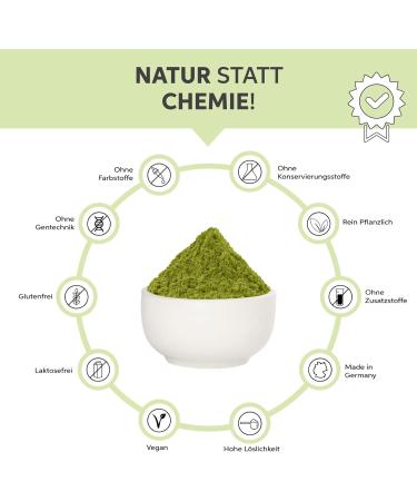Organic Wheatgrass Powder 100g | 100% Pure German Cultivation | DE- KO-007 - Additive-Free Superfood - Buy Online on GoSupps.com