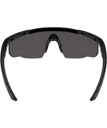 Wiley X Saber Advanced Shooting Glasses  Safety Sunglasses for Men and Women  UV and Eye Protection for Hunting  Fishing  Biking  and Extreme Sports  Matte Black Frames  Tinted Lenses - Buy Online on GoSupps.com