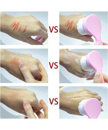 UNVOJL Facial Cleansing Brush Soft Bristle Exfoliator Cleaner Brush Manual Cleansing Brush Deep Pore Cleaning Scrub Brush for Women and Girls - Buy Online on GoSupps.com