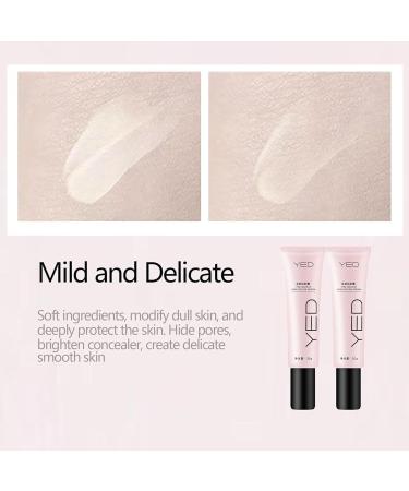 Yed Pre-Makeup Application Cream Yed Foundation Yed Face Cream Lightening Pre-Makeup Cream For Skin Color Invisible Pore Concealer (2pcs) - Buy Online on GoSupps.com