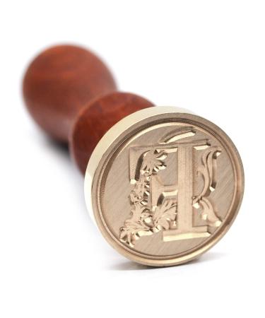 Medieval Initial Alphabet Wedding Engagement Party Invitation Wax Seal Stamp  Brass Head Wooden Handle - Letter F Stamp Stamp Letter F