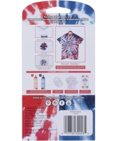 Tulip One-Step Tie Dye Kit Mini Patriot by Tulip - Buy Online on GoSupps.com