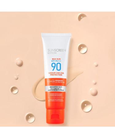 Face Sunscreens And Sunscreen, Natural Sunscreen, Face Sunscreen Spf 90, Anti Aging Sunscreen UVB, Sunscreen Cream SPF90
