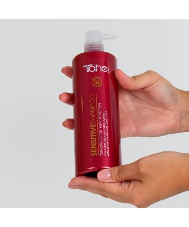 Tahe Botanic Sensitive Solar Thermoprotective Shampoo with Pure Keratin and Liquid Gold 400 ml - Buy Online on GoSupps.com