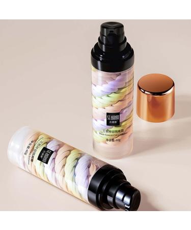 Step Color Corrector & Tricolor Isolation Cream - Face Makeup Primer Invisible Pore Moisturizer & Concealer Foundation | Teksome International Shipping - Buy Online on GoSupps.com