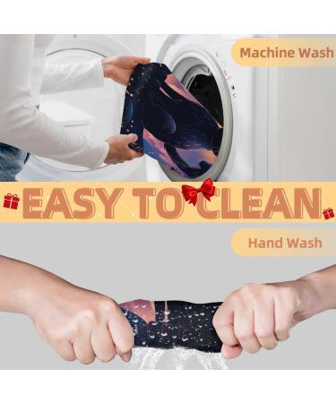 Forest Starry Night Beard Bib Apron - Men's Beard Hair Catcher | Perfect Gift for Dad & Husband | Shaving Accessory with Suction Cups - Buy Online on GoSupps.com