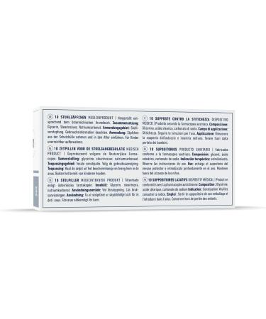 BANO Healthcare Glycerin suppository R sch Suppositories against constipation 1g - Buy Online on GoSupps.com