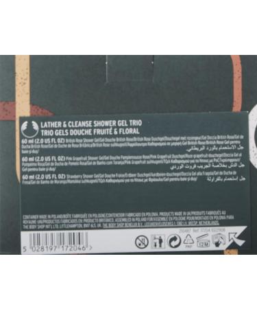 The Body Shop Lather & Cleanse Shower Gel Trio Gift Set | Ideal for Normal Skin | International Shipping Available - Buy Online on GoSupps.com