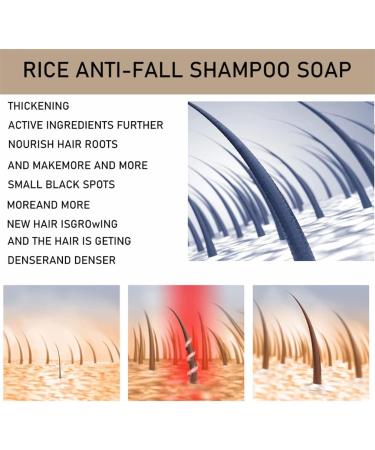  HADAVAKA 2in1 Rice Shampoo Bar Rice Shampoo Bars For Hair Growth Hair Loss Oil Control Shampoo Soap For Hair Growth Rice Water Shampoo And Conditioner For Hair Growth For Hair Growth (1) - Buy Online on GoSupps.com