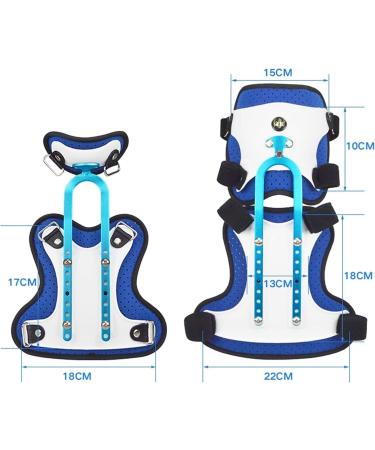 JLASDR Neck Brace - Adjustable Head Neck & Chest Support for Cervical Fractures | International Shipping Available - Buy Online on GoSupps.com