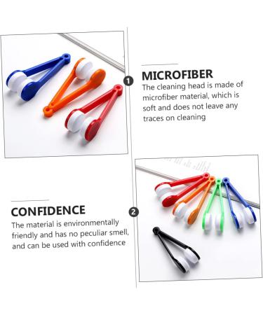 FOMIYES 4pcs Glasses Cleaning Wipe - Portable Lenses Cleaner for Eyeglasses & Sunglasses | Prevent Marks & Smudges - Random Color - Buy Online on GoSupps.com