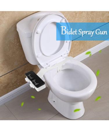 Premium Toilet Bidet 1 Piece | Adjustable Bathroom WC Bidet Sprayer & T-Connector G3/8 for Hygienic Cleaning - International Shipping Available - Buy Online on GoSupps.com