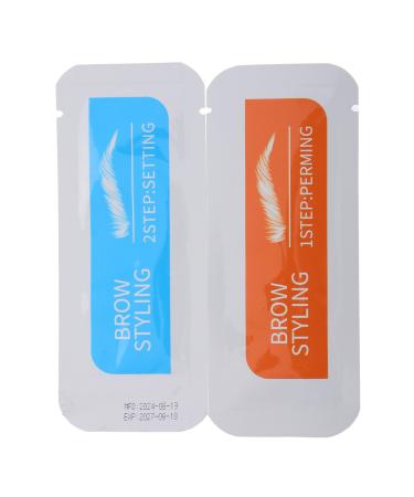 jojofuny Kit de Lamination des Sourcils Domicile 2 tapes Fixateur Rapide Solution Permanente pour Sourcils Naturels Style Solide Convient Tous Types de Peau Utilisation Femme