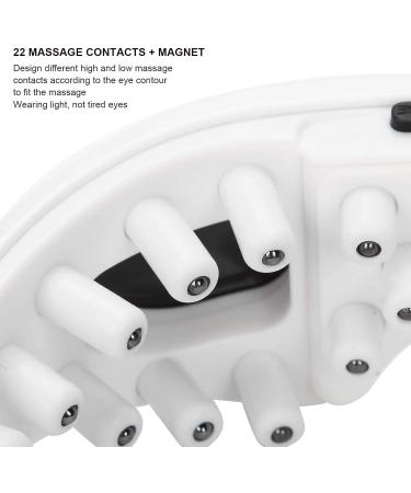 Eye Massage Device - Electric Stress Relief Massager for Dark Circles & Fatigue | Magnetic Vibration Glasses - Buy Online on GoSupps.com
