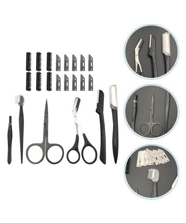Beaupretty Eyebrow Care Tools - 2 Sets of Stainless Steel Scissors & Razors for Perfect Brows | Women's Beauty Essentials - Buy Online on GoSupps.com