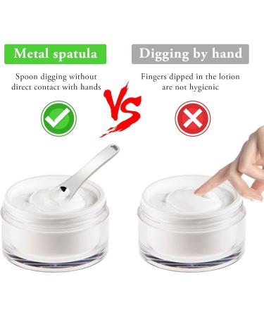 WLLHYF Mini Metal Makeup Spatula Skin Care Cosmetic Spoon Reusable Applicator Beauty Scoop for Facial Cosmetic for Face Mask Cream Lotions Moisturizers 2 Gold + 2 Silver + 2 Rose gold - Buy Online on GoSupps.com