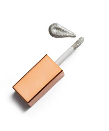 Long Lasting Liquid Eye Shadow I Allergen Free Vegan - 3 mL - Metallic Silver by Dr. Liia Silver #1