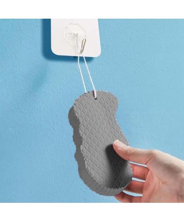 exfoliating bath sponge Super Soft Exfoliating Bath Sponge Exfoliator Dead Skin Remove Bath Sponge Shower Brush Sponge Bath Sponge for Adults Children and Pregnant Women Grey - Buy Online on GoSupps.com