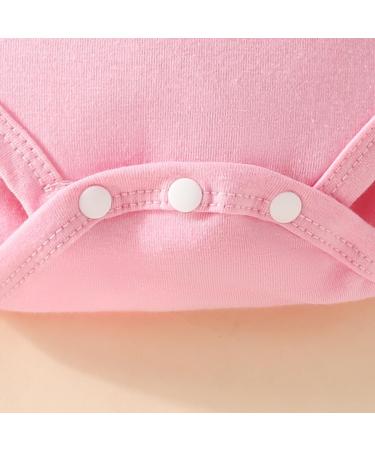 UUAISSO Baby Girls Cow Print Ruffled Outfit Set - Pink, 3-6 Months - Buy Online on GoSupps.com