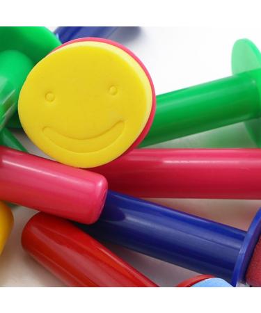 Kuqqi 12pcs Assorted EVA Sponge Painting Stamper Foam Brushes - Ideal for Painting, Drawing, Crafts, and DIY Projects - Buy Online on GoSupps.com