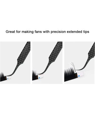 Professional Stainless Steel Eyelash Extension Tweezers | High Precision Volume Tweezers (JM2-4 Black) - International Shipping Available - Buy Online on GoSupps.com