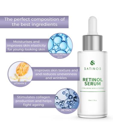Best Retinol Serum with Hyaluronic Acid for Microneedling | Anti-Aging & Wrinkle Relief | Test Winner | 50 ml - Buy Online on GoSupps.com