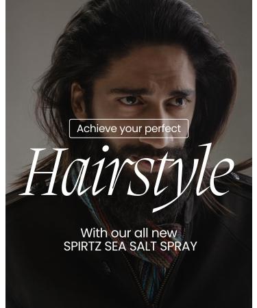 _Hax..xed Everman Spirtz Sea Salt Spray | High Texture & Volume | Alcohol-Free Hair Spray | Made with Natural Ingredients | Instant Results | Prestyler with Heat Protection (200ml) - Buy Online on GoSupps.com