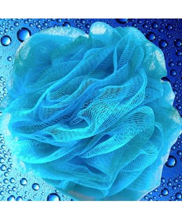 Shower Bouquet Loofah Bath Sponge Swirl Deep Set XL 75g - 4 Pack Soft Mesh Net Luffa Loofa Puff - Exfoliating Body Scrubber for Women and Men - Buy Online on GoSupps.com