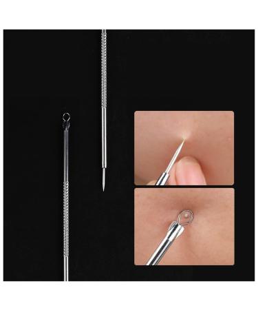 Fresh n acne needle 1 piece of silver blackhead acne needle blemish extractor remover stainless steel needles remove tools blackhead remover acne needle