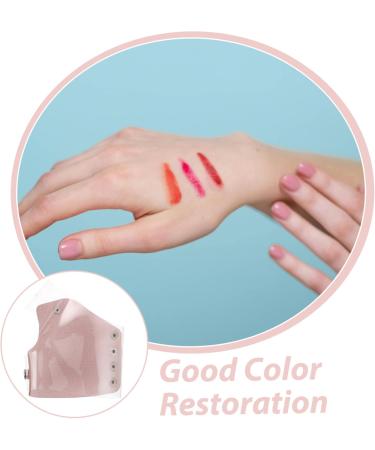  minkissy minkissy Makeup Palette Makeup Mixing Plate Makeup Mixing Palette Mixing Plate Makeup Cosmetic Board Makeup Must-haves Foundation Mixing Tray Makeup Plate For Foundation Eyeshadow PU Pink - Buy Online on GoSupps.com