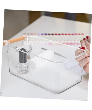 Healeved household Spa finger soak bowl Accessories soaking container nail art soak bowl hand nails exfoliating containers storage basket High capacity Storage hand bowl 28x15.5cm Transparent - Buy Online on GoSupps.com