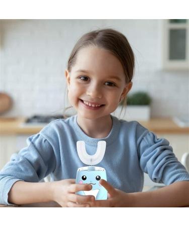 UOOD Kids Electric Rechargeable Toothbrush Stocking Filler for Kids Automatic Toothbrush U Shaped Electric Toothbrush Sonic Electric Toothbrush for Kids (Size : 2-7 Years Old) 1 count (Pack of 1) - Buy Online on GoSupps.com