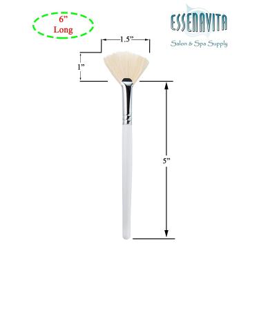 Essenavita Fan Mask Brush Set - 6 Piece Set for Mask Application - Glycolic & Boar Head Fan Brushes - Buy Online on GoSupps.com