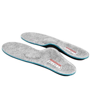 Valsole orthopedic insoles for women and men's high footrest soft functional shoe inserts insert for flat feet plantar fasciitis foot pain 35-36 EU 23cm V107D