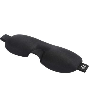 Lonfrote 3D Contoured Sleep Mask with Earplugs and Carry Pouch - Black - Buy Online on GoSupps.com