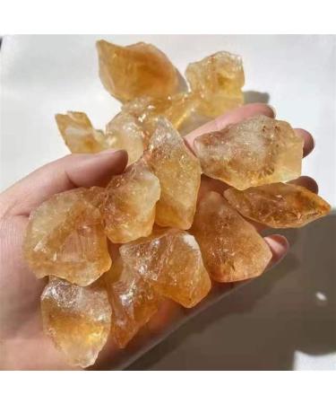 Crystal 4pc Brazil Natural Raw Citrine Quartz Stones for Rough ningxiao - Buy Online on GoSupps.com