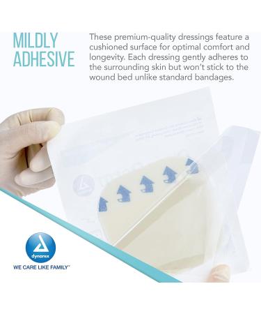 Dynarex-3018 Hydrocolloid Dressing 4x4 Extra Thin - Pack of 12/10/Cs - Buy Online on GoSupps.com