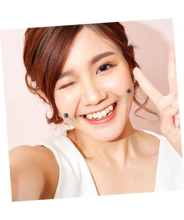 2 Pairs Dimple Trainer Face Trainer Dimple Maker Dimple Clip Facial Exerciser Face Exerciser Cheeks Clip Cheeks Balls Smile Trainer Facial Beauty Tool Alloy FRCOLOR 4.30X2.50X0.80CM Black - Buy Online on GoSupps.com