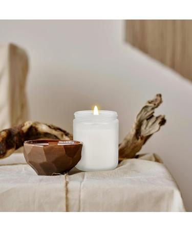 Vintage Oak Scented Candles | Aromatherapy Gift for Home | Eco-Friendly Soy Candles in White Jar | Perfect Gift for Him & Her - Buy Online on GoSupps.com