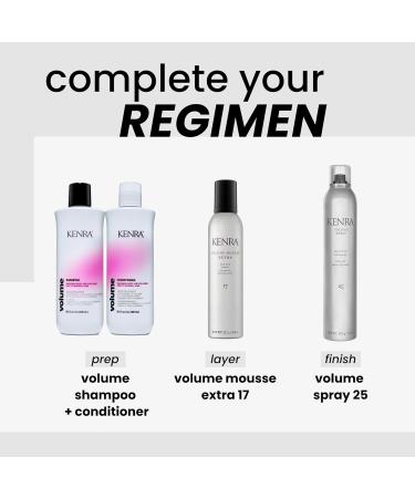 Kenra Volume Spray 25 Bundle 50% | Super Hold Finishing & Styling Hairspray | Flake-free & Fast-drying | Wind & Humidity Resistance | All Hair Types | 11.5 oz. (Bundle) - Buy Online on GoSupps.com
