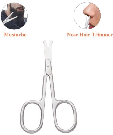 Small Scissors & Nose Hair Trimmers - 420 Stainless Steel Grooming Tools for Men & Women | Mustache Beard Eyebrow & Ear Hair Clippers - Buy Online on GoSupps.com
