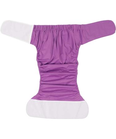 Waterproof Adult Cloth Diapers | Reusable Elderly Swim Diapers - Purple - Buy Online on GoSupps.com