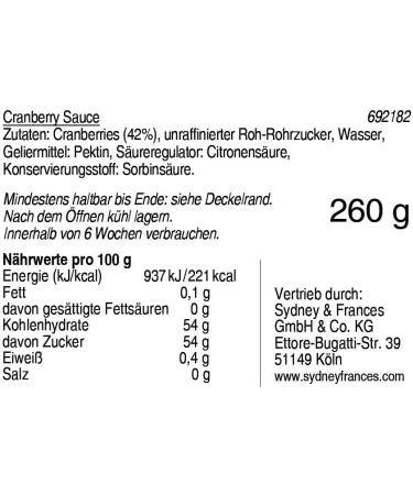 Stokes Cranberry Sauce 260g: Premium Quality Condiment for Delicious Meals - Buy Online on GoSupps.com