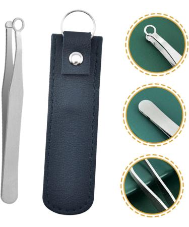 Ipetboom 4 Sets Round Nose Hair Clip & Trimmer - Stainless Steel Beard & Nasal Hair Clippers for Men | Grooming Tools & Tweezers - Buy Online on GoSupps.com