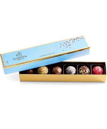 Godiva Chocolatier Patisserie Dessert Truffle Flight Assorted Chocolate Gift Box, 6 pc.