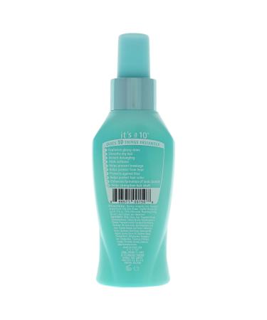 Its A 10 Miracle Blow Dry Glossing Leave-In Treatment 4 oz - Unisex Hair Care for Frizz Control & Shine | International Shipping - Buy Online on GoSupps.com