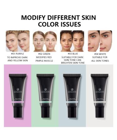 MAEPEOR Moisturizing Face Primer - Long Lasting Matte Formula for Uneven Skin Tones 4 Colors Available - Brightening & Hydrating Makeup Base - Buy Online on GoSupps.com