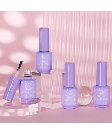 Makartt 4pcs Gel Base & Top Coat Kit - Nail Dehydrator & Primer for Long Lasting Nail Art - Buy Online on GoSupps.com