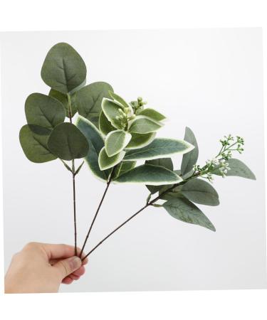 LIFKICH 24pcs Floral Arrangement Decor Artificial Eucalyptus Picks Artificial Eucalyptus Branch Faux Spray Eucalyptus Leaves Stems Greenery Stems Plant Decor Pu Christmas Leaf Branch As Shown 28.00X12.00X8.00CM - Buy Online on GoSupps.com