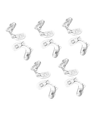 Iwowhero 1 set 5 pair of soft silicone-nose pads glasses with nose pads tool mini-nose pads make white reading washable medically matte pebbles child glasses